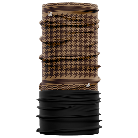 Multifunctional scarf with fleece - Kefia Coyote Brown (SCMF.30) - in a single polypack