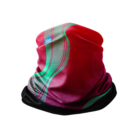 Multifunctional scarf with fleece - Liquid (SCF.09) - in a single foil packet