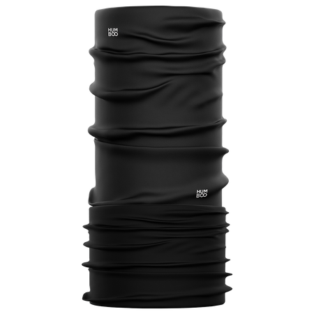 Multifunctional scarf with fleece - Black (SCMF.12)