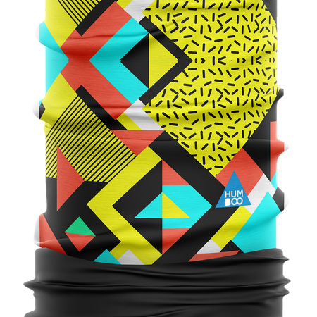 Multifunctional scarf with fleece - Abstract (SCF.03) - in a single polypack