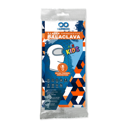 Snow 225 - children's thermoactive balaclava - Cubic (KIDS.23) - in a single polypack