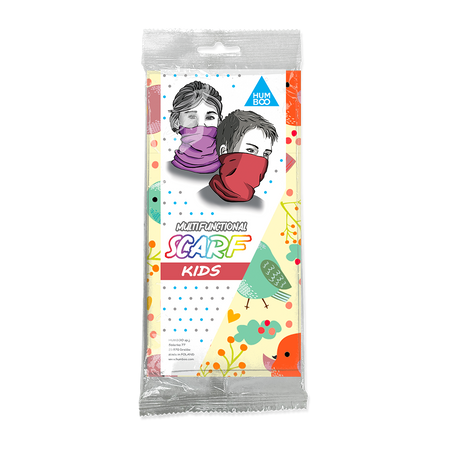 Komin wielofunkcyjny dziecięcy - Birds (SK.10) - w pojedynczym foliopaku