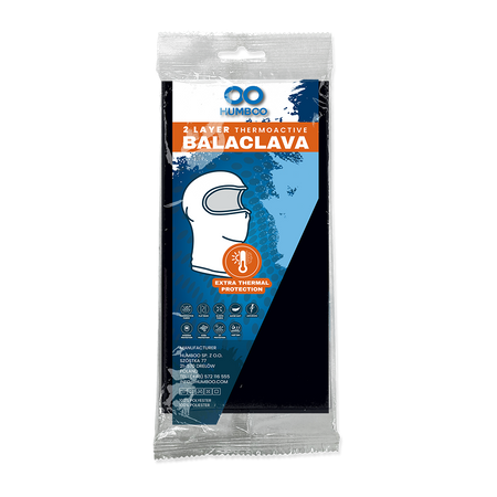 Thermo 225 - thermoactive balaclava - black (BT.B) - in a single polypack