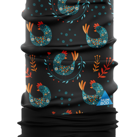 Children's multifunctional scarf with fleece - Chickens (SKF.06) - in a single polypack