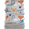 Children's multifunctional scarf with fleece - Foxes B (SKF.09)