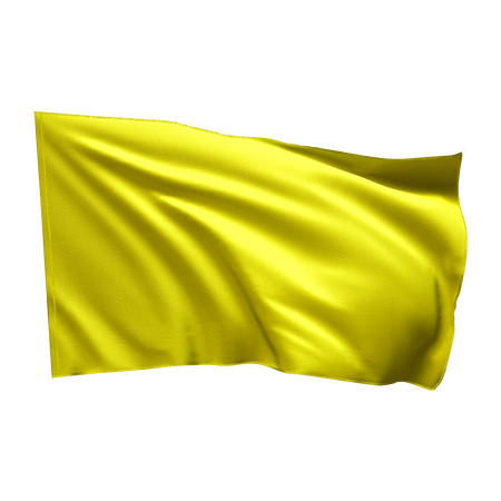 Karting flag - yellow