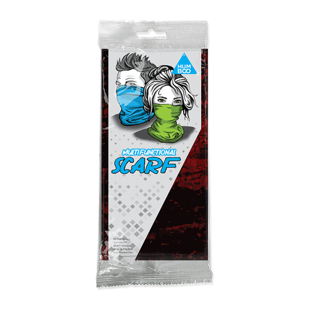 Multifunctional scarf - Sunset (SC.13) - in a single polypack