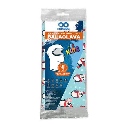 Snow 225 - kominiarka termoaktywna dziecięca - Penguin (KIDS.02) - w foliowym opak. pojedynczym