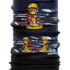 Children's multifunctional scarf with fleece - Karting Boy (SKF.11) - in a single polypack