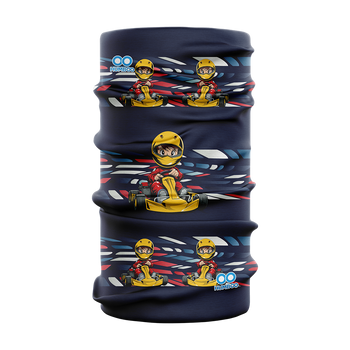 Children's multifunctional scarf - Karting Boy (SK.11)