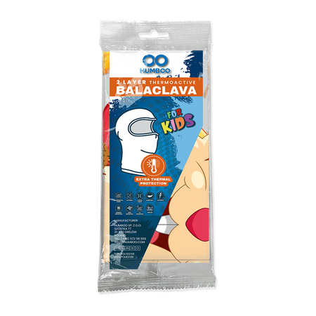 Snow 225 - children's thermoactive balaclava- Squirrel (KIDS.26) - in a single polypack