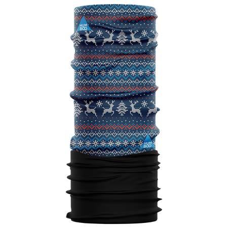 Children's multifunctional scarf with fleece - Strikking (SKF.03)