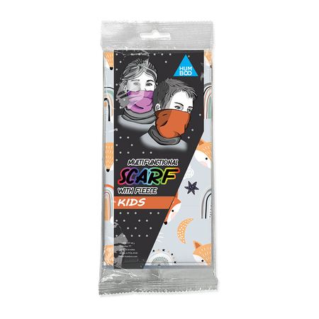 Komin wielofunkcyjny dziecięcy z polarem - Foxes B (SKF.09) - w pojedynczym foliopaku