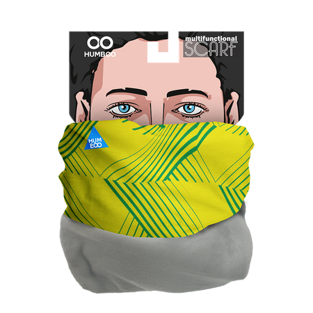 Multifunctional scarf with fleece - Phanto Yellow (SCF.14)