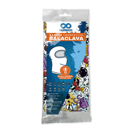 Snow 225 - kominiarka termoaktywna - Graffiti (SNOW.66) - w foliowym opak. pojedynczym