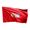 Karting flag – red with your logo (25x25)