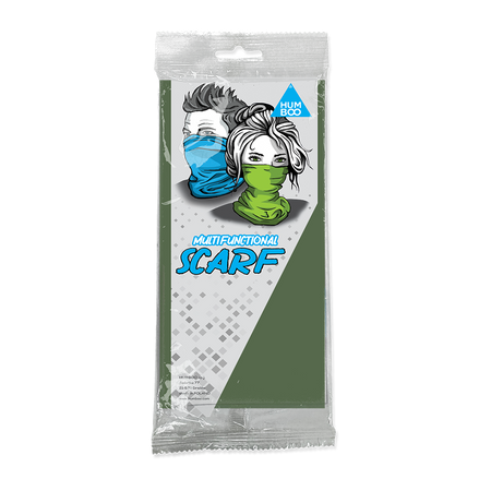 Multifunctional scarf - Dark Olive (SCM.15) - in a single polypack