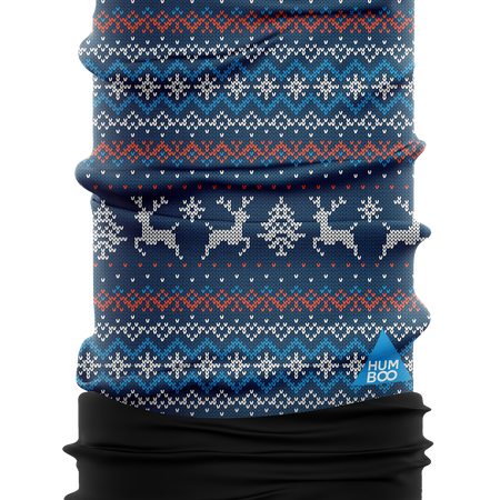 Children's multifunctional scarf with fleece - Strikking (SKF.03) - in a collective package