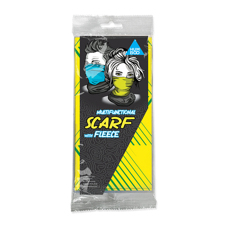 Multifunctional scarf with fleece - Phanto Yellow (SCF.14) - in a single polypack