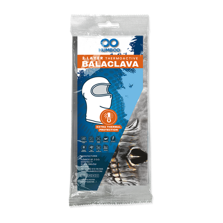 Snow 225 - kominiarka termoaktywna - Steel (SNOW.54) - w foliowym opak. pojedynczym