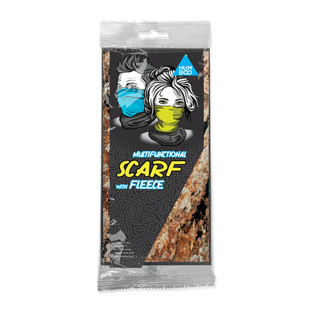 Multifunctional neck chimney with fleece - Granite (SCF.22) - in a single foil packet