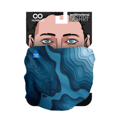 Multifunctional scarf - Contourlines (SC.19)