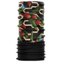 Multifunctional scarf with fleece - Floral (SCF.17)