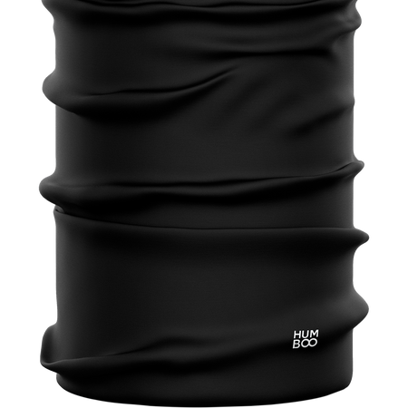 Multifunctional scarf - Black (SCM.19) - in a single polypack