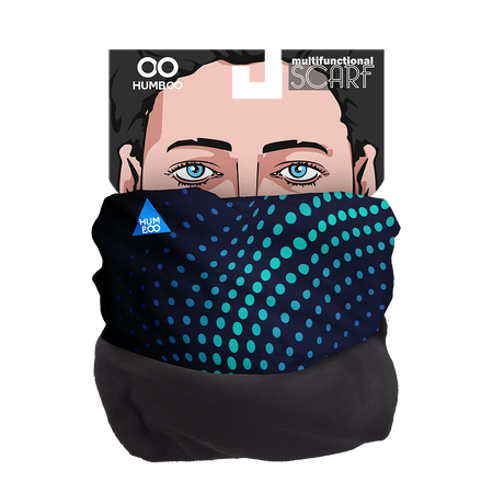 Komin wielofunkcyjny na szyję z polarem - Dots (SCF.04)