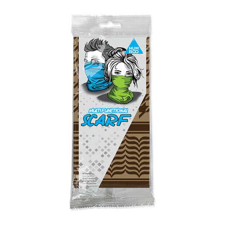 Multifunctional scarf - Kefia Coyote Brown (SCM.30) - in a single polypack