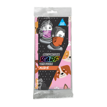 Komin wielofunkcyjny dziecięcy z polarem - Dogs (SKF.07) - w pojedynczym foliopaku