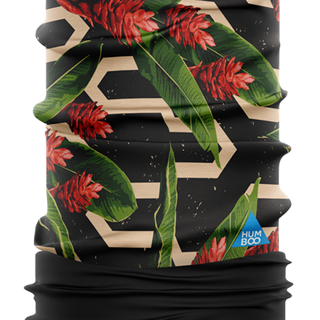 Multifunctional scarf with fleece - Floral (SCF.17) - in a collective package