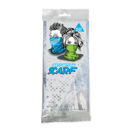 Multifunctional scarf - Scribbles (SC.12) - in a single polypack