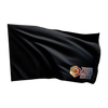Karting flag – black with your logo (15x15)