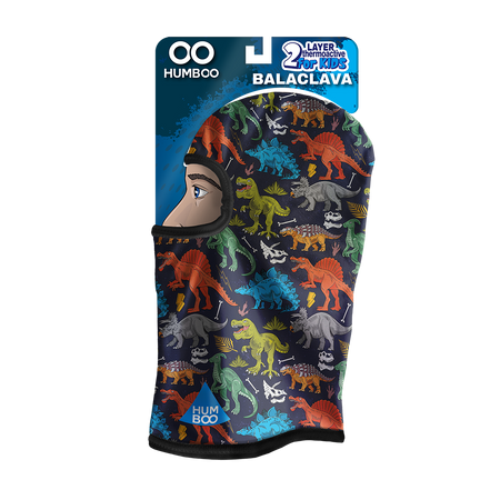 Snow 225 - kominiarka termoaktywna dziecięca - Dinosaurs (KIDS.30)