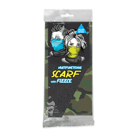 Multifunctional scarf with fleece - Lowlands (SCMF.03) - in a single polypack