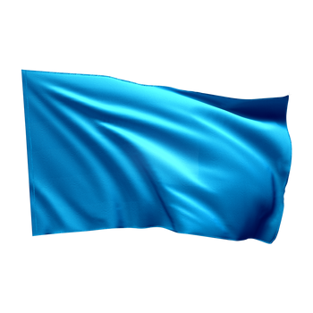 Karting flag - blue