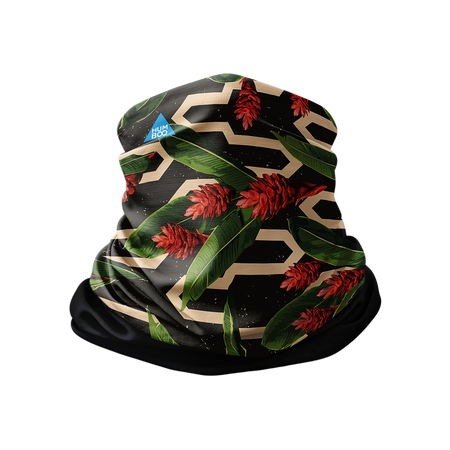 Komin wielofunkcyjny na szyję z polarem - Floral (SCF.17)