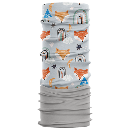 Children's multifunctional scarf with fleece - Foxes B (SKF.09) - in a collective package