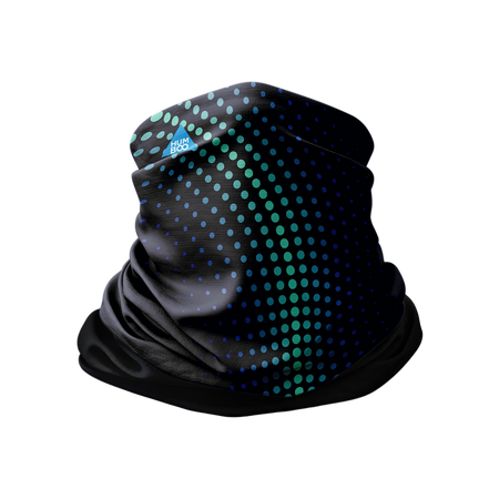 Multifunctional scarf with fleece - Dots (SCF.04) - in a single polypack