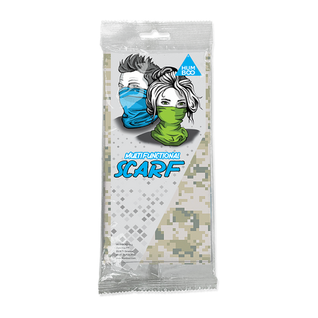 Multifunctional scarf - Pixelated (SCM.03) - in a single polypack