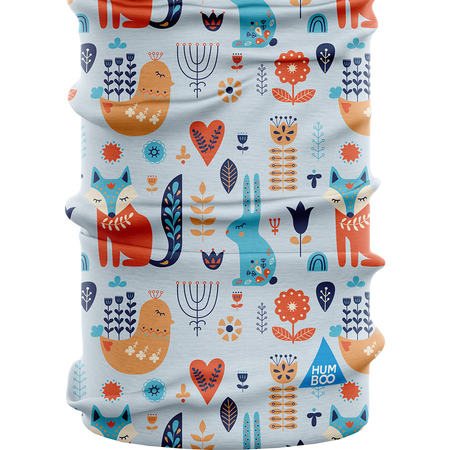 Children's multifunctional scarf - Meadow Friends (SK.09) - in a collective package