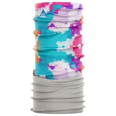 Multifunctional scarf with fleece - Aquarelle (SCF.05) - in a single polypack